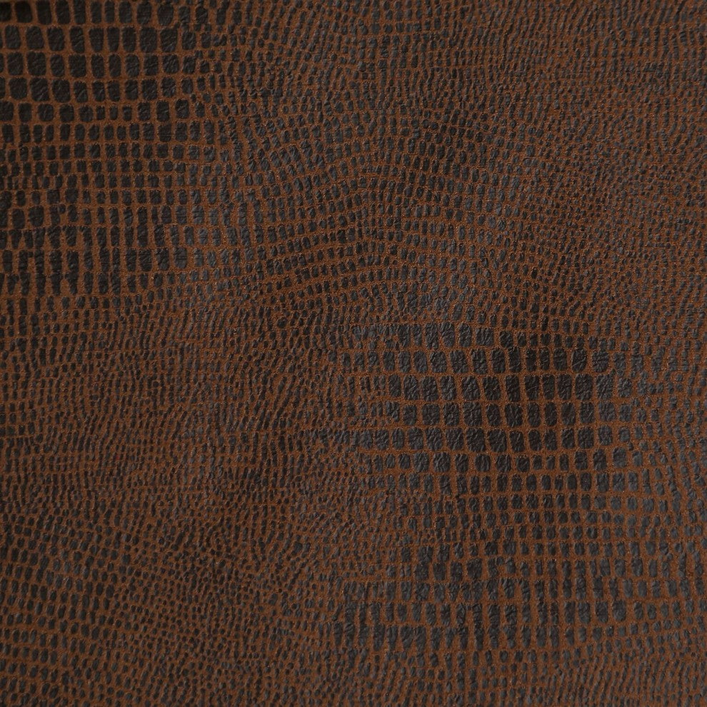 Crocodile Brown Throw