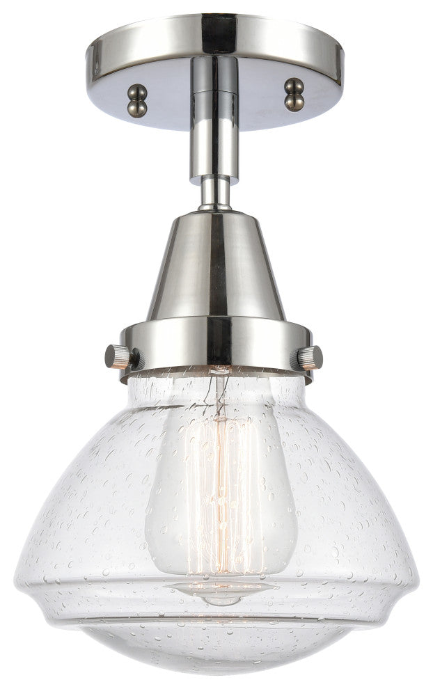 Innovations 447-1C-PC-G324-LED Olean 1 Light Flush Mount, Polished Chrome