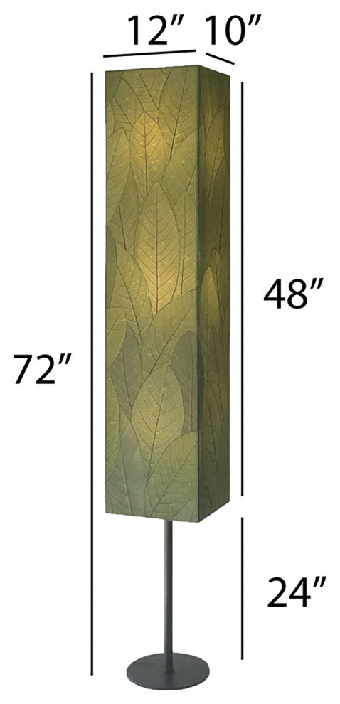 Eangee Home Design Sequoia Giant Floor Lamp, Green