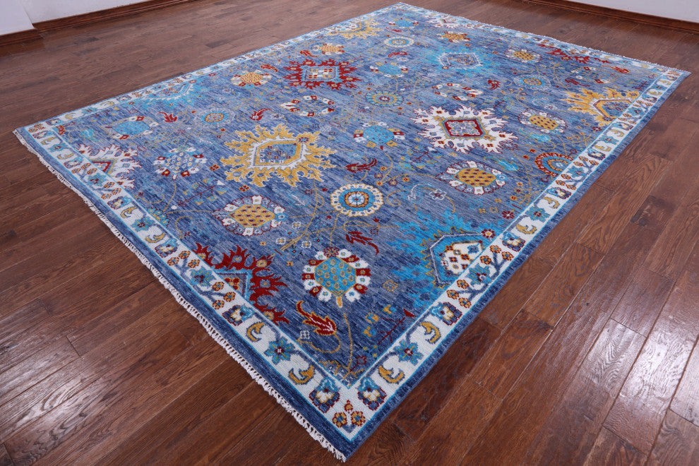 9' 0" X 12' 1" Turkish Oushak Handmade Rug - Q13442