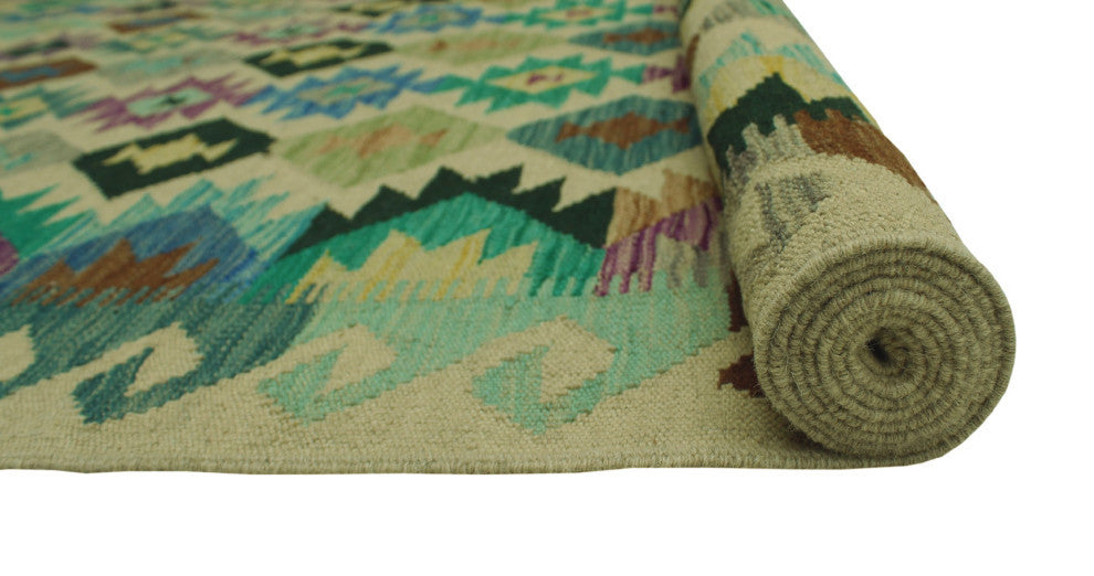 Winchester Kilim Hasib Beige Rug, 6'7x9'8