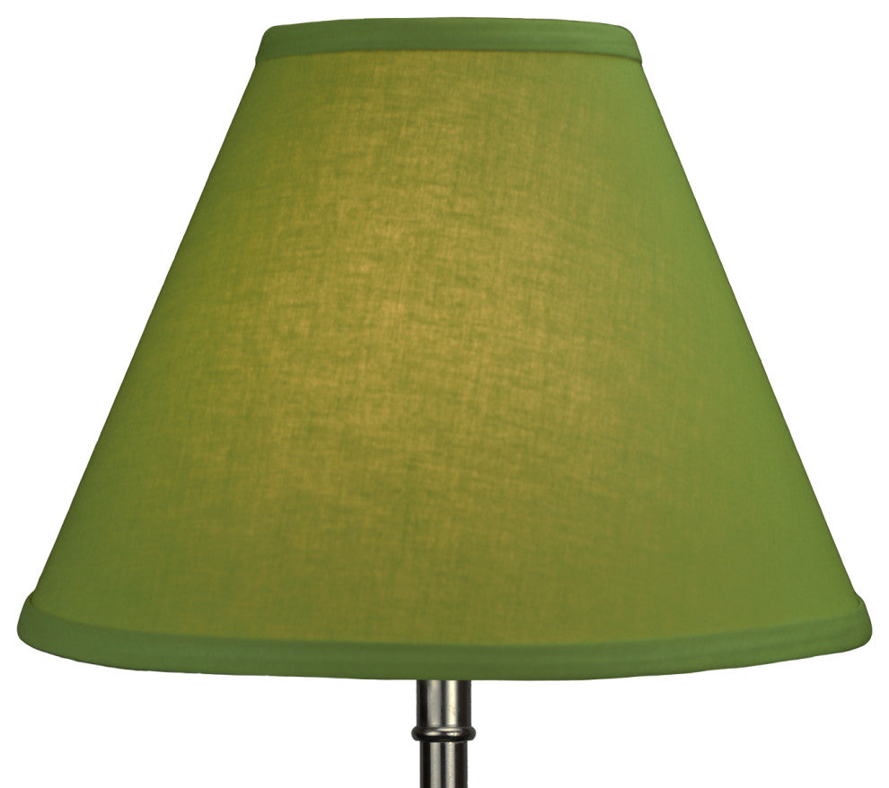 Fenchel Shades 5"x12"x9" Brass Spider Attachment Empire Lamp Shade, Linen Perido