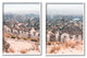 California Film Capital West Coast Hills Cityscape,16 x 20