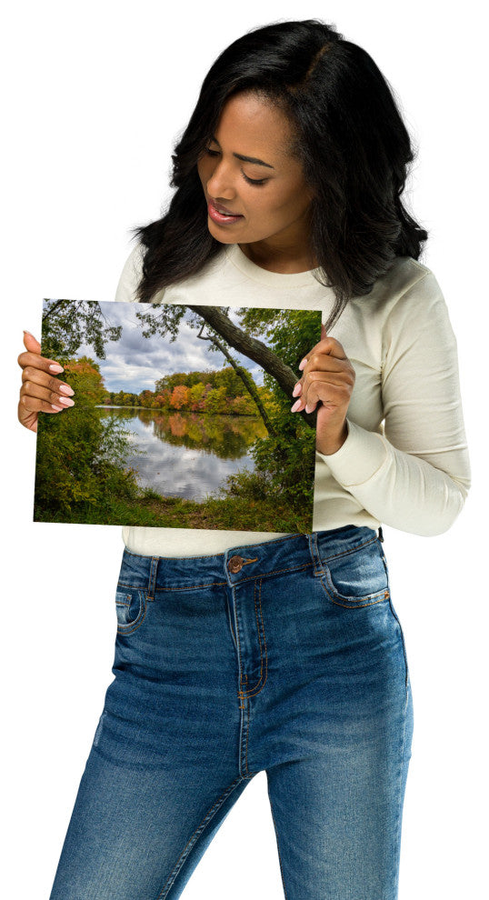 Lost in Autumn Color Landscape Photo, Rural Unframed Wall Art Print, 8" X 10"