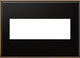 Adorne Cast Metal Wall Plate, Oil-Rubbed Bronze, 3-Gang