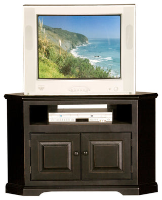 Eagle Firniture, 41" Savannah Corner Entertainment Console, White
