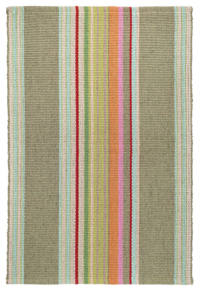 Dash & Albert Stone Soup Handwoven Indoor/Outdoor Rug, Multi, 2' x 3'