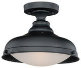 Vaxcel, Keenan 1-Light Oil Rubbed Bronze Semi-Flush Mount Ceiling Light