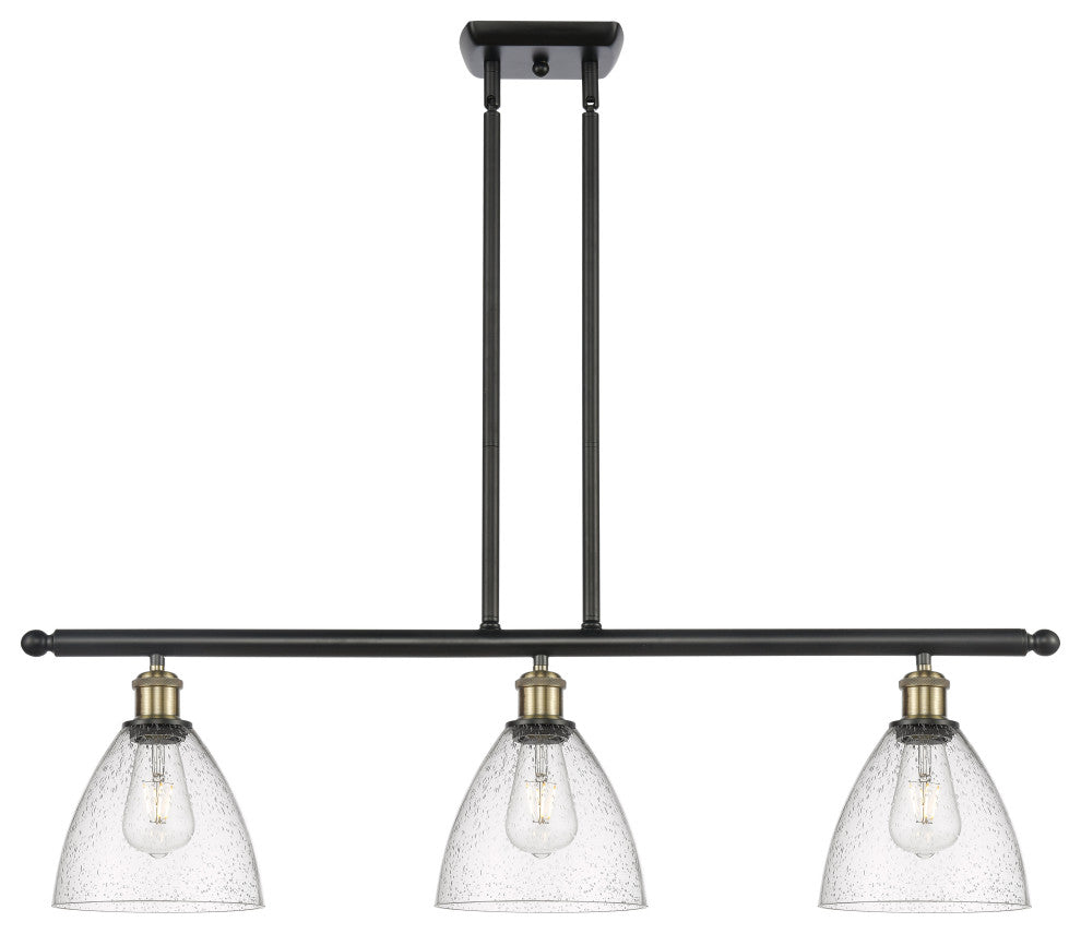 Innovations 516-3I-BAB-GBD-754-LED 3 Light Island Light, Black Antique Brass