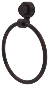 Venus Towel Ring With Groovy Accent, Venetian Bronze