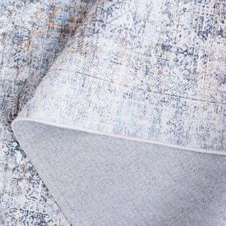 Safavieh Arizona Machine-Washable Collection ARZ539 Rug, Beige/Charcoal, 4'x6'