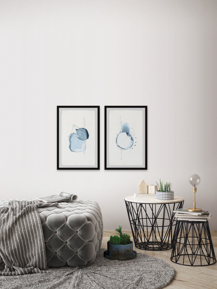 Afterthought Diptych, Set of 2, 12x18 Panels