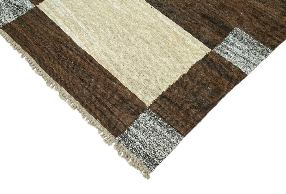 Rug N Carpet - Handwoven Turkish 8' 1'' x 10' 4'' Flatweave Wool Kilim Rug