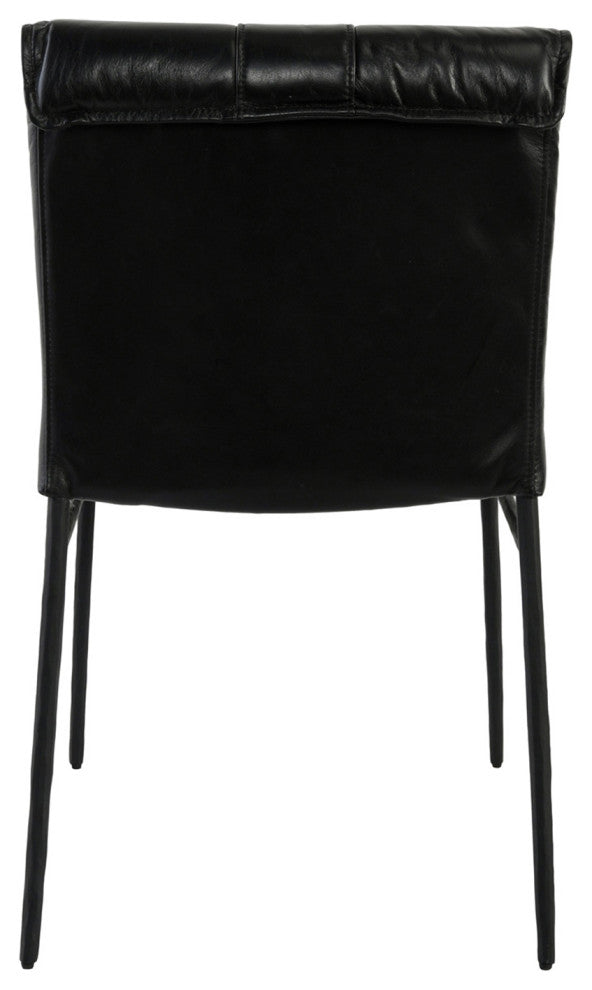 Bentley Black Leather Dining Chair