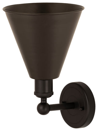 Ballston Cone 1-Light 8" Sconce, Oil Rubbed Bronze