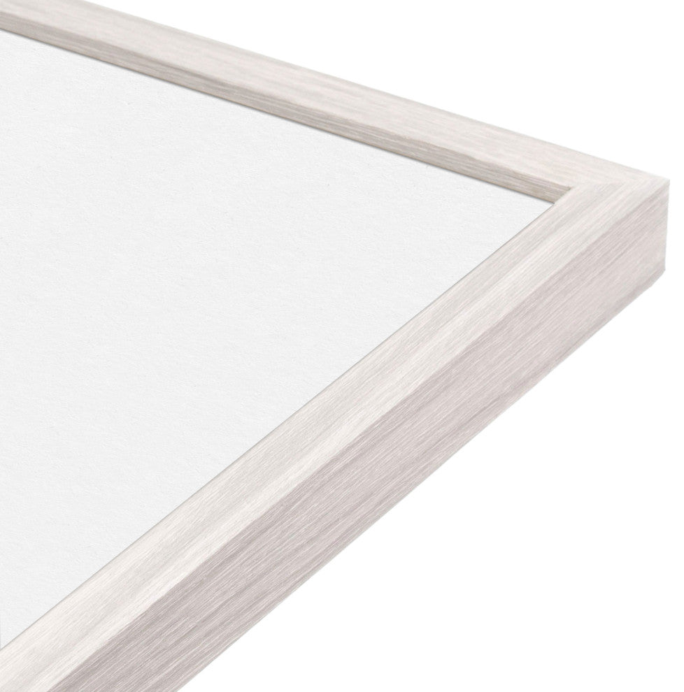 18" x 24" Opaque White 13/16" Arber Picture/Gallery Frame
