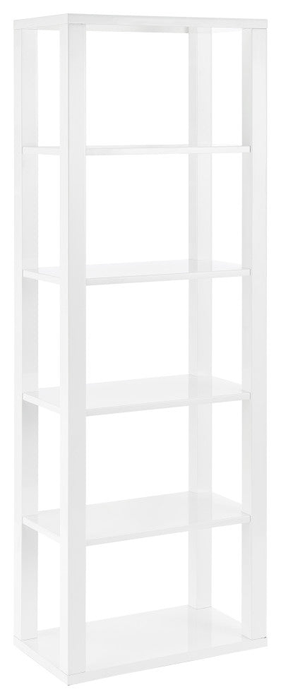 Tresero Shelving Unit, High Gloss White