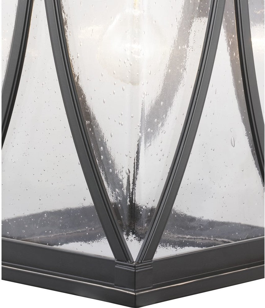 Abbott Collection 1-Light Large Wall Lantern, Antique Bronze