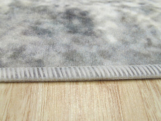 Gray Distressed Bohemian Moderno Medallion Rug, 5' 3 X 7' 6