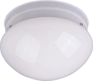 Maxim 5881 Essentials 9"W 2 Light Ceiling Light - White / White Glass