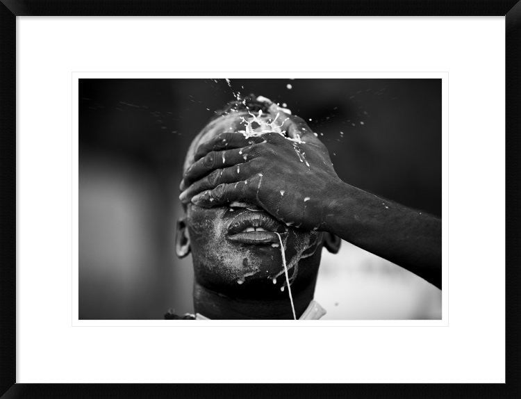 "Ritual" Framed Digital Print by Luis Godinho, 26"x20"