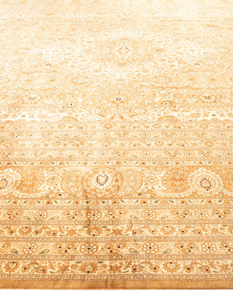 Mogul, One-of-a-Kind Hand-Knotted Area Rug  - Brown, 12' 2" x 15' 3"