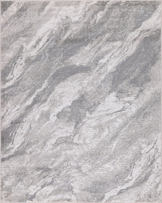 High-Low Silas Gray/Beige Rug, Gray, 7'9"x10'