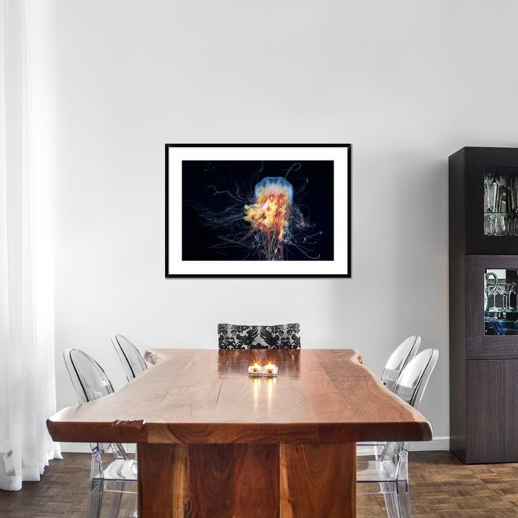 "Giant LionS Mane" Framed Digital Print by Alexander Semenov, 44x32"