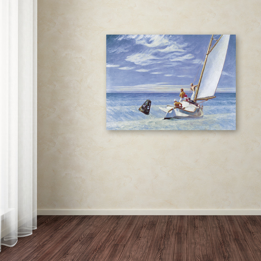 Edward Hopper 'Ground Swell' Canvas Art, 24 x 18