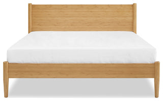 Ria Queen Platform Bed, Caramelized
