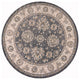 KAS Avalon 5608 Grey/Ivory Kashan Area Rug, 7'10" Round