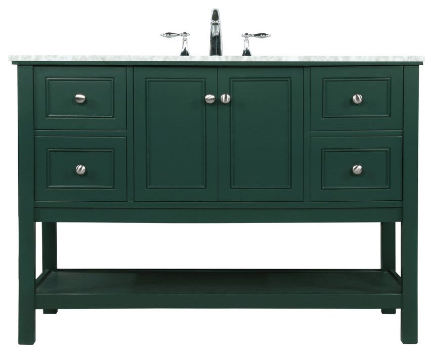 Matilda 48" Single Bathroom Vanity, Green