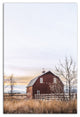 Rustic Barn Sunrise 16x24 Canvas Wall Art