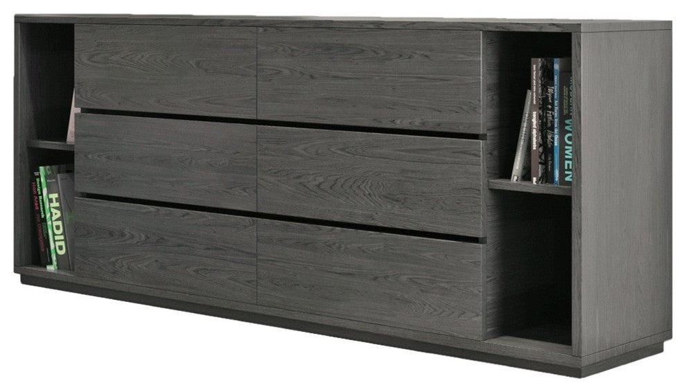 Nova Domus Jagger Modern Gray Bedroom Set, Eastern King