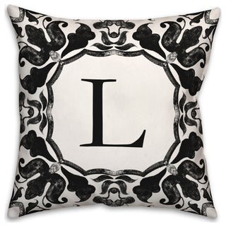 L Monogram 18x18 Indoor / Outdoor Pillow