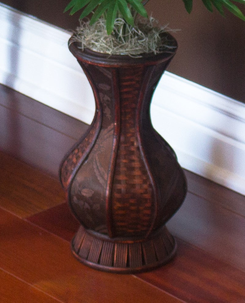 Areca Palm With Urn Silk Plant