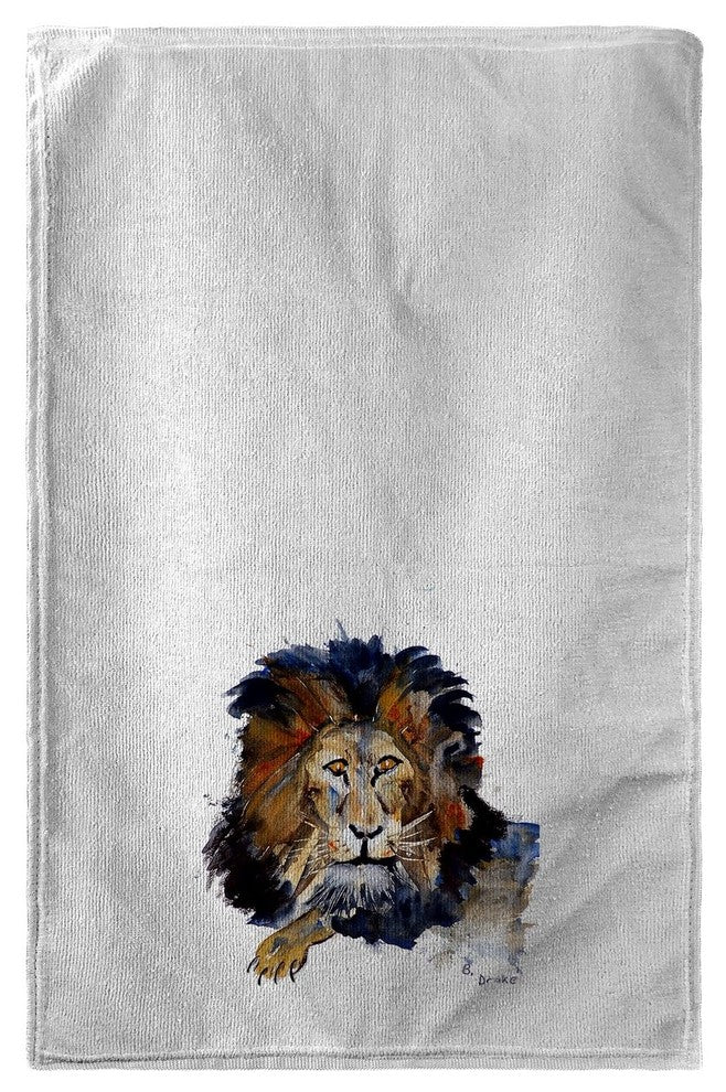 Betsy Drake Lion Beach Towel