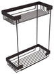 Double Tier Toiletry Shower Basket, Antique Bronze