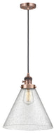 INNOVATIONS 201CSW-AC-G44-L-LED 1-Light Mini Pendant Antique Copper