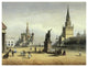 "View Of Red Square (from Moscow And The Suburbs)" Paper Art, 24"x18"