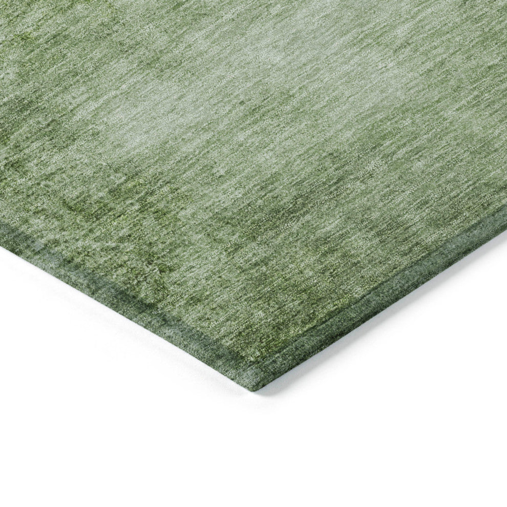 Machine Washable Indoor/Outdoor Chantille ACN1884 Aloe 8' x 8' Round Rug