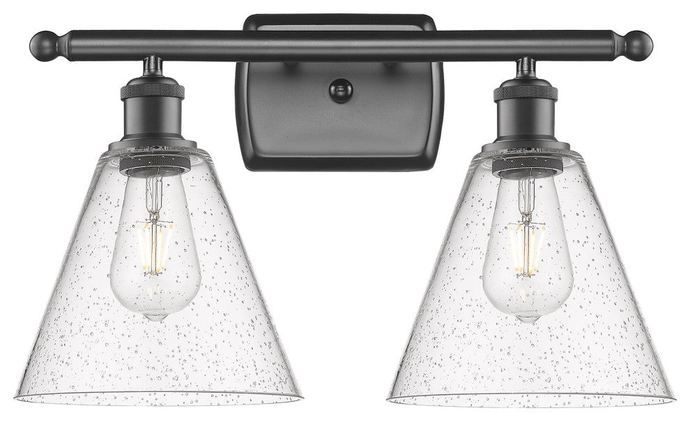 Innovations 516-2W-OB-GBC-84 2 Light Bath Vanity Light, Oil Rubbed Bronze