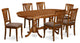 Plav7-Sbr-C, 7-Piece Dining Room Set, Table and 6 Dining Chairs