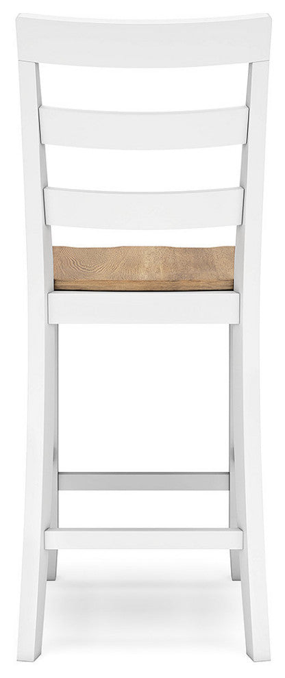 Gesthaven Natural/White Counter Height Barstool