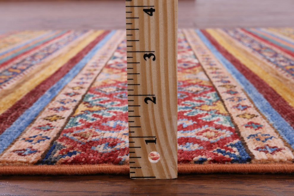 2' 8" X 4' 2" Khorjin Super Kazak Hand-Knotted Rug Q10967