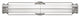 Hinkley Saylor Large Led Sconce, Polished Nickel