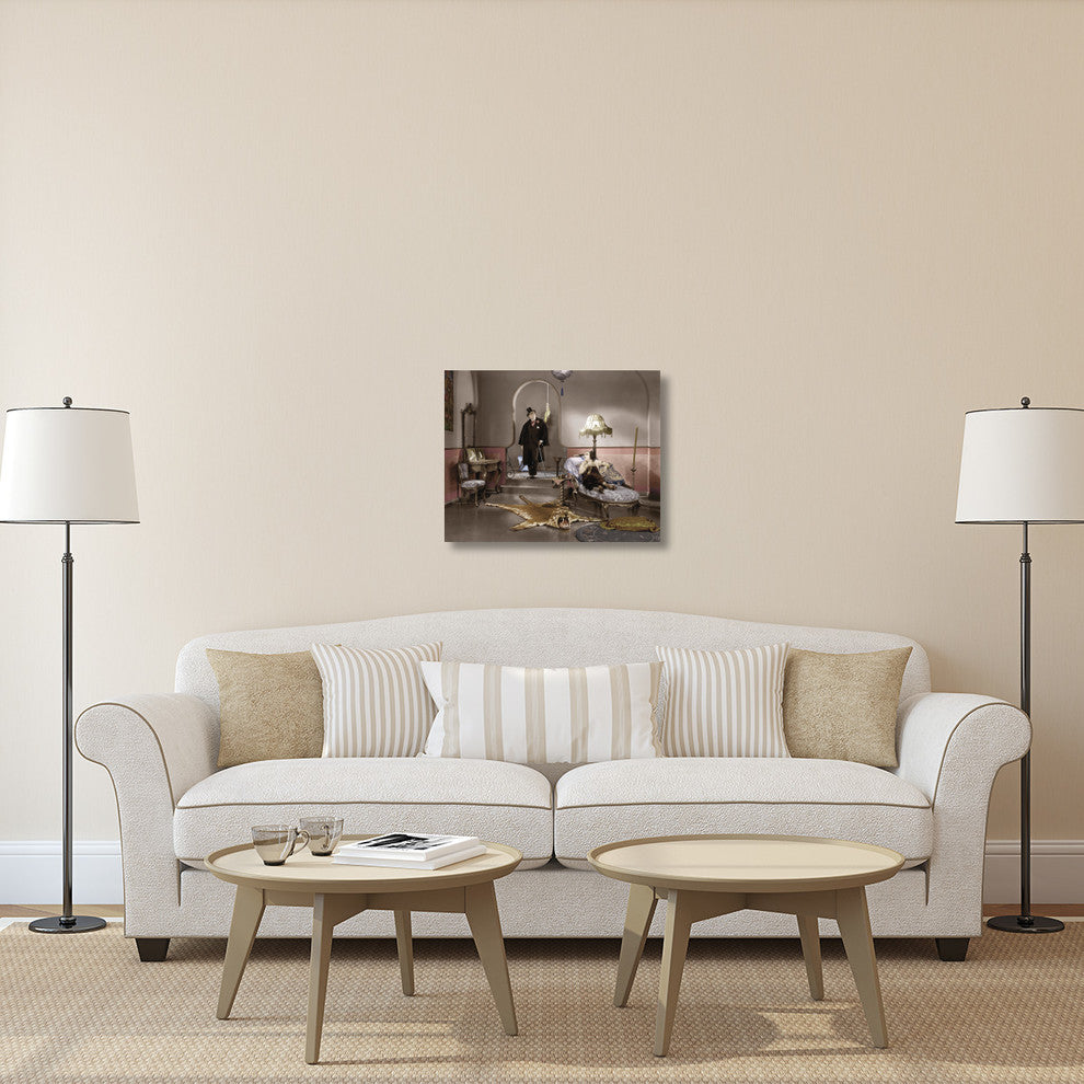 "Harold Lloyd" Stretched Canvas Giclee by Hollywood Photo Archive, 30"x24"
