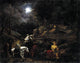 Carl Philipp Fohr Knight Before the Charcoal Burner's Hut Gallery Wrapped Canvas