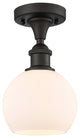Innovations 516-1C-OB-G121-6 1 Light Semi-Flush Mount, Oil Rubbed Bronze