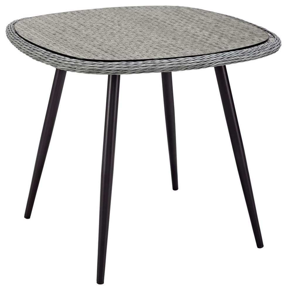 Endeavor 3 Piece Outdoor Patio Wicker Rattan Dining Set
